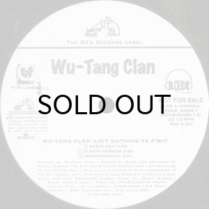 画像1: WU-TANG CLAN / WU-TANG CLAN AIN'T NUTHING TA F' WIT b/w SHAME ON A NIGGA (1)