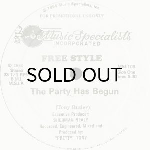 画像1: FREE STYLE / THE PARTY HAS BEGUN (WHITE PROMO) (1)