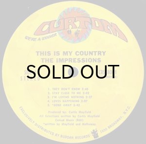 画像3: THE IMPRESSIONS / THIS IS MY COUNTRY (3)