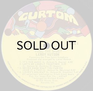 画像3: LEROY HUTSON / FEEL THE SPIRIT (LP) (3)