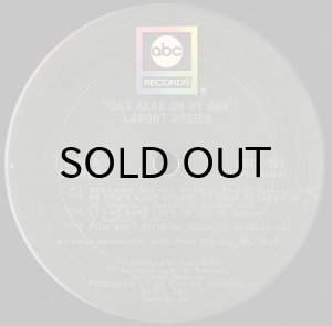 画像3: LAMONT DOZIER / OUT HERE ON MY OWN (VG) (3)