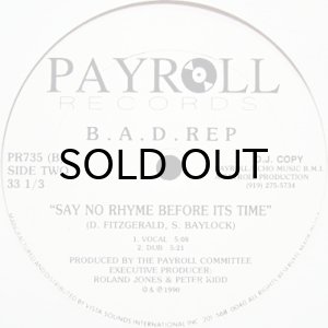 画像2: B.A.D. REP / NOTHING CAN STOP US NOW (PROMO) (2)