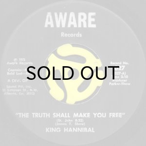 画像1: KING HANNIBAL / THE TRUTH SHALL MAKE YOU FREE (45's) (1)