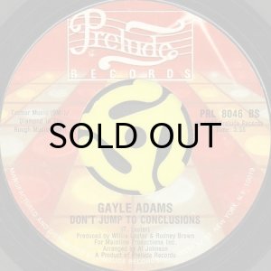 画像2: GAYLE ADAMS / BABY I NEED YOUR LOVING b/w DON'T JUMP TO CONCLUSIONS (45's) (2)