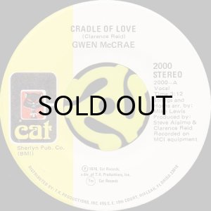 画像1: GWEN McCRAE / CRADLE OF LOVE b/w EASY ROCK (45's) (1)