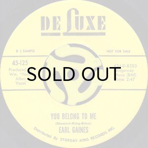 画像1: EARL GAINES / YOU BELONG TO ME b/w FROM WARM TO COOL TO COLD (45's) (1)