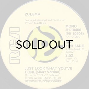 画像1: ZULEMA / JUST LOOK WHAT YOU'VE DONE (45's) (PROMO) (1)