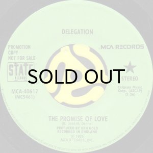 画像1: DELEGATION / THE PROMISE OF LOVE (45's) (1)