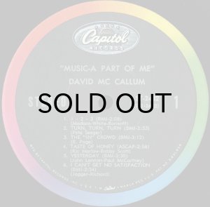 画像3: DAVID McCALLUM / MUSIC: A PART OF ME (3)