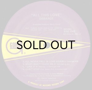 画像3: DEBARGE / ALL THIS LOVE (LP) (3)