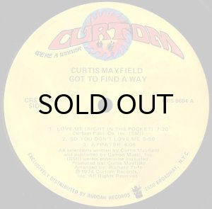 画像3: CURTIS MAYFIELD / GOT TO FIND A WAY (3)