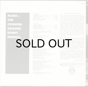 画像2: KENNY BURRELL / BLUES - THE COMMON GROUND (2)