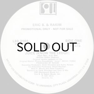 画像3: ERIC B. & RAKIM / JUICE (KNOW THE LEDGE) (3)