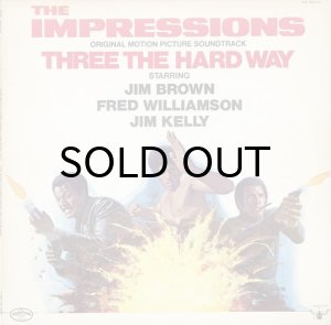 画像1: O.S.T. (THE IMPRESSIONS) / THREE THE HARD WAY (1)