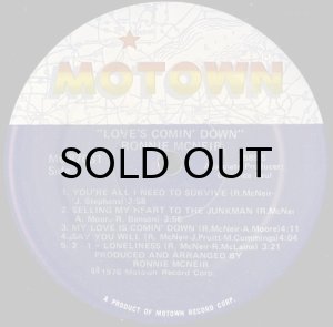 画像3: RONNIE McNEIR / LOVE'S COMIN' DOWN (3)