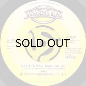 画像2: SYLVIA / THE LOLLIPOP MAN b/w LAY IT ON ME (45's) (2)