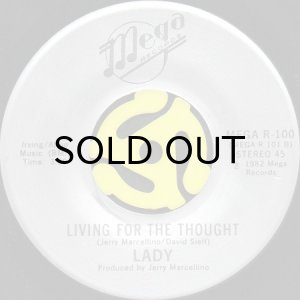 画像2: LADY / NUMBER ONE b/w LIVING FOR THE THOUGHT (45's) (2)