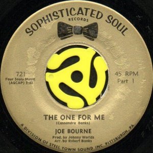 画像1: JOE BOURNE / THE ONE FOR ME (45's) (1)