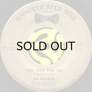 画像1: JOE BOURNE / THE ONE FOR ME (45's) (1)