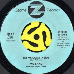 画像2: MU BAND / LET'S GO SKATING b/w LET ME COME INSIDE (45's) (2)
