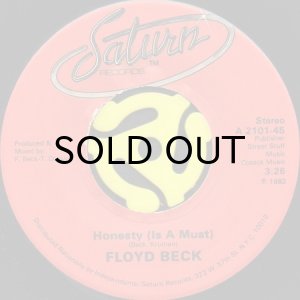 画像1: FLOYD BECK / HONESTY (IS A MUST) (45's) (1)