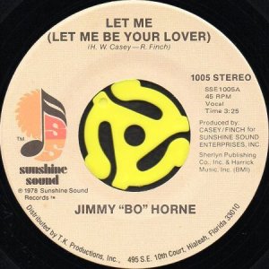 画像1: JIMMY BO HORNE / LET ME (LET ME BE YOUR LOVER) (45's) (1)