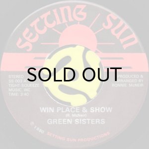 画像1: GREEN SISTERS / WIN PLACE & SHOW (45's) (1)