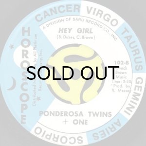 画像2: PONDEROSA TWINS + ONE / YOU SEND ME b/w HEY GIRL (45's) (2)