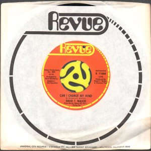 画像3: DAVID T. WALKER / CAN I CHANGE MY MIND (45's) (3)