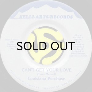 画像2: LOUISIANA PURCHASE / FOR THE MOMENT b/w CAN'T GET YOUR LOVE (45's) (2)
