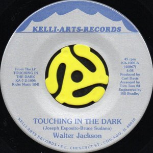 画像1: WALTER JACKSON / TOUCHING IN THE DARK b/w IF I HAD A CHANCE (45's) (1)