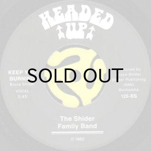 画像1: THE SHIDER FAMILY BAND / KEEP YOU BURNING (45's) (1)