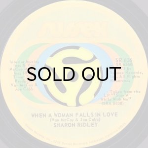 画像2: SHARON RIDLEY / STAY A WHILE WITH ME b/w WHEN A WOMAN FALLS IN LOVE (45's) (2)