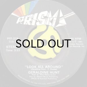 画像2: GERALDINE HUNT / CAN'T FAKE THE FEELING b/w LOOK ALL AROUND (45's) (2)