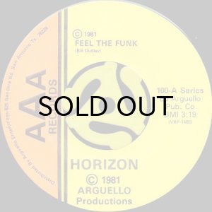 画像3: HORIZON / FEEL THE FUNK b/w TRY MY LOVE AGAIN (45's) (3)