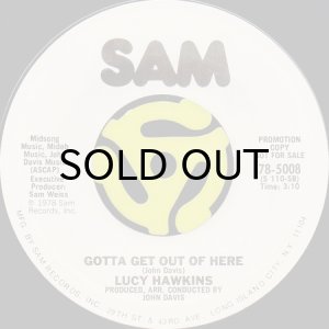 画像2: LUCY HAWKINS / LADY OF THE NIGHT b/w GOTTA GET OUT OF HERE (45's) (2)