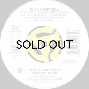 画像2: TEVIN CAMPBELL / TELL ME WHAT YOU WANT YOU WANT ME TO DO (45's) (2)