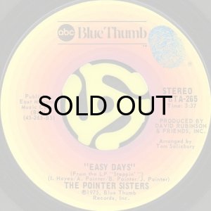 画像2: THE POINTER SISTERS / HOW LONG (BETCHA' GOT A CHICK ON THE SIDE) b/w EASY DAYS (45's) (2)