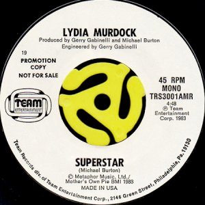 画像1: LYDIA MURDOCK / SUPERSTAR (45's) (1)