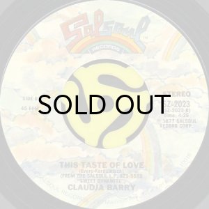 画像2: CLAUDJA BARRY / SWEET DYNAMITE b/w THIS TASTE OF LOVE (45's) (2)
