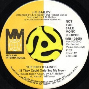 画像1: J.R. BAILEY / THE ENTERTAINER (IF THEY COULD ONLY SEE ME NOW) (45's) (1)