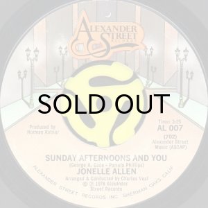 画像2: JONELLE ALLEN / BABY, I JUST WANNA LOVE YOU (45's) (2)