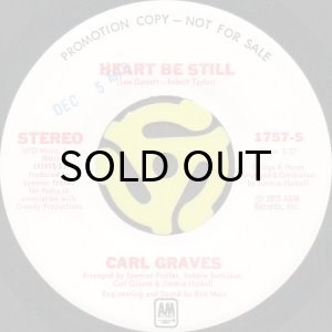 画像2: CARL GRAVES / HEART BE STILL (45's) (WHITE PROMO) (2)
