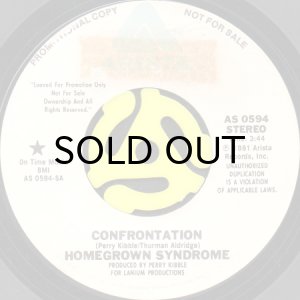 画像2: HOMEGROWN SYNDROME / CONFRONTATION (45's) (2)