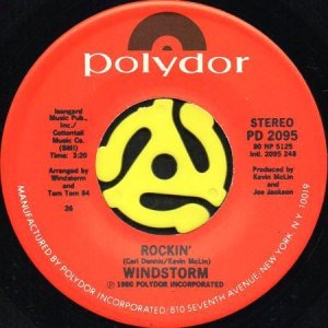 画像1: WINDSTORM / ROCKIN' b/w DON'T CHANGE (45's) (1)