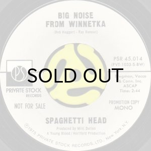 画像1: SPAGHETTI HEAD / BIG NOISE FROM WINNETKA (45's) (WHITE PROMO) (1)