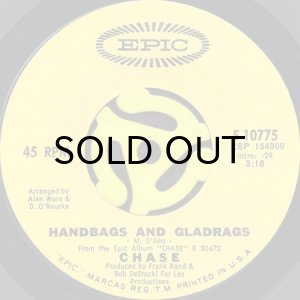 画像1: CHASE / HANDBAGS AND GLADRAGS b/w OPEN UP WIDE (45's) (1)