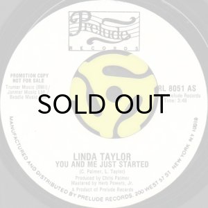 画像2: LINDA TAYLOR / YOU AND ME JUST STARTED (45's) (WHITE PROMO) (2)