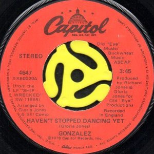 画像1: GONZALEZ / HAVEN'T STOPPED DANCING YET (45's) (1)