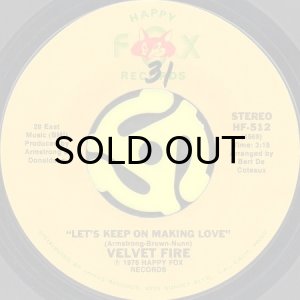 画像2: VELVET FIRE / STOP AND CHECK YOUR TREE (45's) (2)